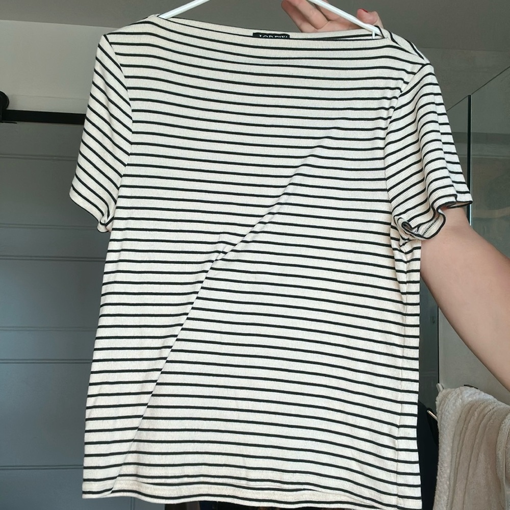 J. Crew Boat Neck Tee Size XXL